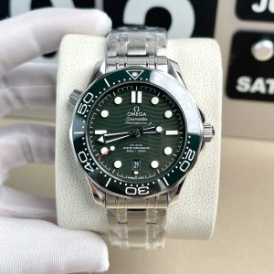 Đồng Hồ Omega Replica Cao Cấp Seamaster Diver 300M Màu Xanh Lá Nhà Máy VS 42mm (1)
