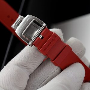 Đồng Hồ Richard Mille Rep 11 RM07 Carbon Đen Dây Cao Su Màu Đỏ 36mm (1)