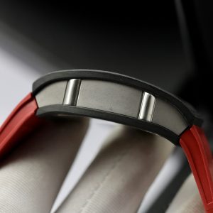 Đồng Hồ Richard Mille Rep 11 RM07 Carbon Đen Dây Cao Su Màu Đỏ 36mm (1)