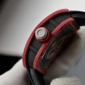 Đồng Hồ Richard Mille Rep 11 RM07 Carbon Đỏ Dây Cao Su Màu Đen 36mm (1)