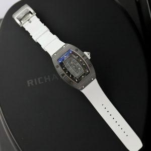 Đồng Hồ Richard Mille Rep 1:1 RM07 Carbon Siêu Nhẹ Dây Cao Su Màu Trắng 36mm (10)