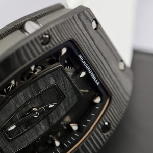 Đồng Hồ Richard Mille Rep 11 RM07 Carbon Siêu Nhẹ Dây Cao Su Màu Trắng 36mm (10)