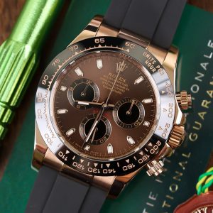 Đồng Hồ Rolex Chế Tác Bọc Vàng Hồng Mặt Số Chocolate Cosmograph Daytona 40mm (8)