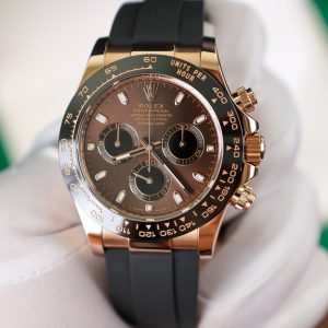 Đồng Hồ Rolex Chế Tác Bọc Vàng Hồng Mặt Số Chocolate Cosmograph Daytona 40mm (8)