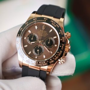 Đồng Hồ Rolex Chế Tác Bọc Vàng Hồng Mặt Số Chocolate Cosmograph Daytona 40mm (8)