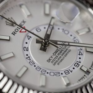 Đồng Hồ Rolex Chế Tác Sky-Dweller Mặt Trắng Dây Jubilee Cao Cấp Nhất 42mm (4)