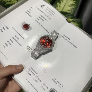 Rolex DateJust Supreme Chế Tác Full Kim Cương Moissanite Hong Kong 41mm