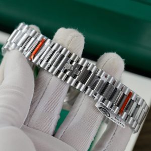 Đồng Hồ Rolex Day-Date Độ Mặt Số Thiên Thạch Cọc Số Moissanite Replica GM Factory 40mm (12)