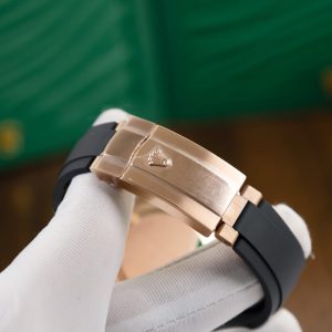 Đồng Hồ Rolex Replica Cao Cấp Sky Dweller Mặt Chocolate Dây Cao Su 42mm (10)