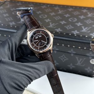 Đồng Hồ Vacheron Constantin Replica Cao Cấp FiftySix Complete Calendar 4000E ZF Màu Nâu (1)