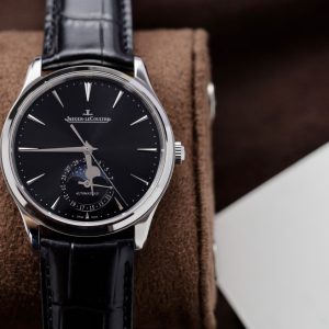 Đồng Hồ Jaeger LeCoultre Replica Cao Cấp Mặt Đen Master Ultra Thin Moon Nhà Máy APS 39mm (7)