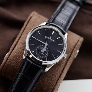 Đồng Hồ Jaeger LeCoultre Replica Cao Cấp Mặt Đen Master Ultra Thin Moon Nhà Máy APS 39mm (7)