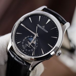 Đồng Hồ Jaeger LeCoultre Replica Cao Cấp Mặt Đen Master Ultra Thin Moon Nhà Máy APS 39mm (7)
