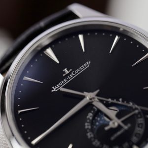 Đồng Hồ Jaeger LeCoultre Replica Cao Cấp Mặt Đen Master Ultra Thin Moon Nhà Máy APS 39mm (7)