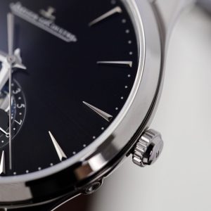Đồng Hồ Jaeger LeCoultre Replica Cao Cấp Mặt Đen Master Ultra Thin Moon Nhà Máy APS 39mm (7)