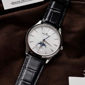 Đồng Hồ Jaeger LeCoultre Replica Cao Cấp Mặt Trắng Master Ultra Thin Moon Nhà Máy APS 39mm (5)