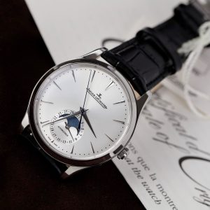 Đồng Hồ Jaeger LeCoultre Replica Cao Cấp Mặt Trắng Master Ultra Thin Moon Nhà Máy APS 39mm (5)
