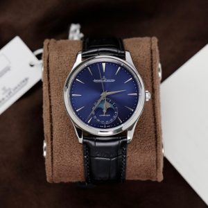 Đồng Hồ Jaeger LeCoultre Replica Cao Cấp Mặt Xanh Master Ultra Thin Moon Nhà Máy APS 39mm (5)