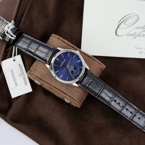 Đồng Hồ Jaeger LeCoultre Replica Cao Cấp Mặt Xanh Master Ultra Thin Moon Nhà Máy APS 39mm (5)