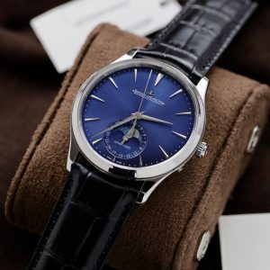 Đồng Hồ Jaeger LeCoultre Replica Cao Cấp Mặt Xanh Master Ultra Thin Moon Nhà Máy APS 39mm (5)