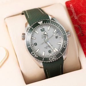 Omega Planet Ocean 600M Chế Tác Mặt Vân Xước Xám Dây Cao Su VS Factory 43 (2)