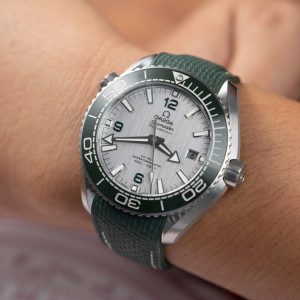 Omega Planet Ocean 600M Chế Tác Mặt Vân Xước Xám Dây Cao Su VS Factory 43 (2)