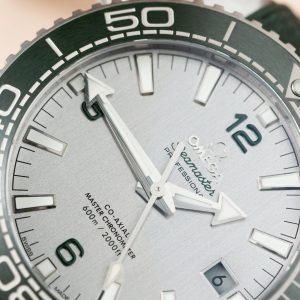 Omega Planet Ocean 600M Chế Tác Mặt Vân Xước Xám Dây Cao Su VS Factory 43 (2)