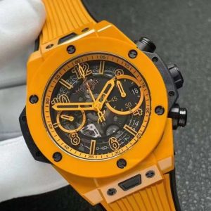 Đồng Hồ Hublot Big Bang Unico Orange Ceramic Replica Cao Cấp Nhất Nhà Máy BBF 42mm (1)