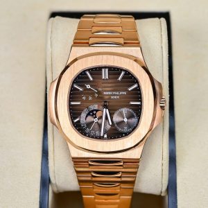 Đồng Hồ Patek Philippe Nautilus 5712R Chế Tác Vàng Thật 18K Nguyên Khối (1)