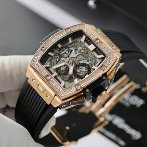 Hublot Spirit Of Big Bang King Gold Chế Tác Kim Cương Moissanite Hong Kong 42mm (2)