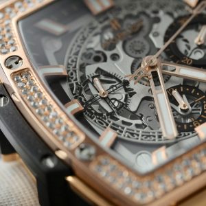 Hublot Spirit Of Big Bang King Gold Chế Tác Kim Cương Moissanite Hong Kong 42mm (2)