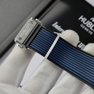 Hublot Spirit Of Big Bang Titanium Màu Xanh Blue Chế Tác Kim Cương Moissanite Hong Kong 42mm (2)