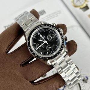 Omega SpeedMaster Moonwatch Chronograph Rep 11 Cao Cấp Mặt Đen 42mm (2)
