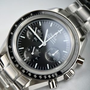 Omega SpeedMaster Moonwatch Chronograph Rep 11 Cao Cấp Mặt Đen 42mm (2)