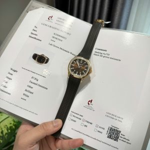 Patek Philippe Aquanaut 5167R Chế Tác Bọc Vàng Đính Kim Cương Moissanite Baguette 40mm (2)