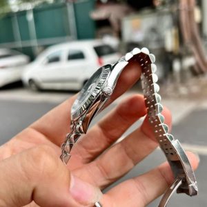 Rolex DateJust Mặt Số Thiên Thạch Cọc Số Độ Kim Cương Moissanite Nhà Máy Clean 41mm (2)