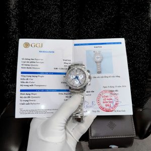 Rolex Daytona Chế Tác Kim Cương Moissanite Baguette Hong Kong 40mm (2)
