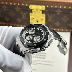 Audemars Piguet Rep 11 Cao Cấp Royal Oak Offshore Chronograph 26420 Mặt Đen Nhà Máy APP 43mm (2)