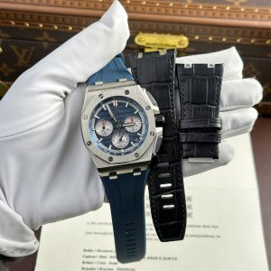Audemars Piguet Replica 11 Royal Oak Offshore Chronograph 26420 Blue Dial Nhà Máy APP 43mm (2)