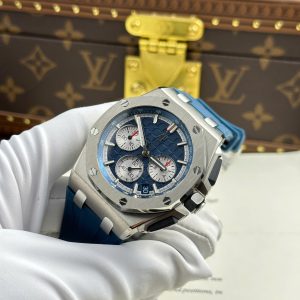 Audemars Piguet Replica 11 Royal Oak Offshore Chronograph 26420 Blue Dial Nhà Máy APP 43mm (2)
