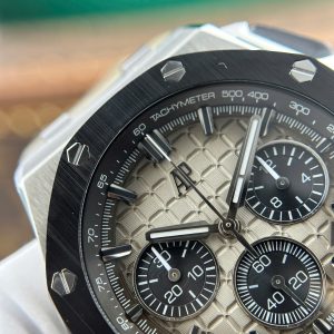 Audemars Piguet Replica 11 Royal Oak Offshore Chronograph 26420 Mặt Xám Nhà Máy APP 43mm (2)