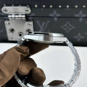 Audemars Piguet Royal Oak 15400ST Replica Cao Cấp Mặt Trắng Nhà Máy APS 41mm (7)