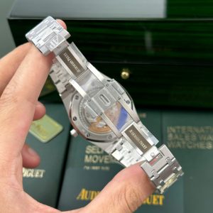 Audemars Piguet Royal Oak Jumbo Extra-Thin 15206PT Replica 11 Mặt Đen Nhà Máy IP 39mm (2)