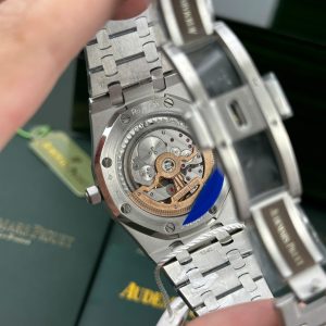 Audemars Piguet Royal Oak Jumbo Extra-Thin 15206PT Replica 11 Mặt Đen Nhà Máy IP 39mm (2)