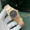Audemars Piguet Royal Oak Jumbo Extra-Thin 15207OR Mạ Vàng Hồng Rep 11 Mặt Đen Nhà Máy IP 39mm (1)