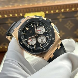 Đồng Hồ Audemars Piguet Replica 11 Royal Oak Offshore Chronograph 26420 Mạ Vàng Hồng Nhà Máy APP 43mm (2)