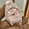 Đồng Hồ Rolex Daytona 126595TBR Bọc Vàng Đính Moissanite Chế Tác Hong Kong 40mm (2)