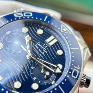Omega Seamaster Diver 300M Chronograph Rep 11 Cao Cấp Mặt Xanh Blue Nhà Máy N1 44mm (2)