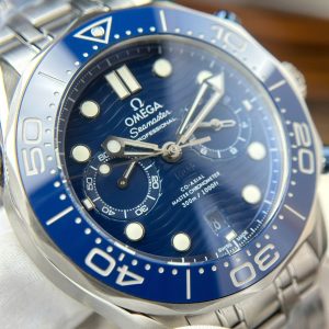 Omega Seamaster Diver 300M Chronograph Rep 11 Cao Cấp Mặt Xanh Blue Nhà Máy N1 44mm (2)