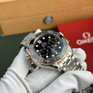 Omega Seamaster Diver 300M Chronograph Replica 11 Mặt Đen Nhà Máy N1 44mm (2)